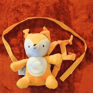 Orange Fox Plush Safety Harness for Kids (1Y to 4Y)